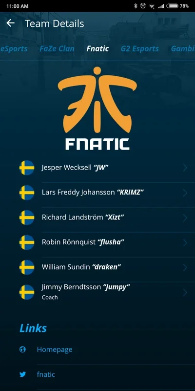 ESL Event App screenshot 3