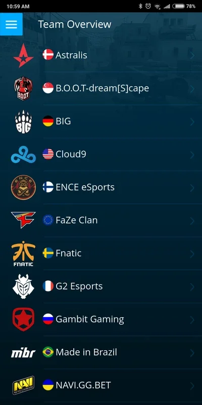 ESL Event App screenshot 4